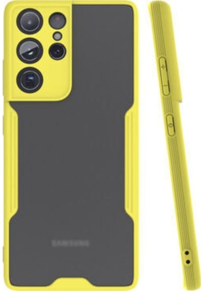 Samsung Galaxy S21 Ultra Kilif Kamera Korumali Colorful Kapak 502110854
