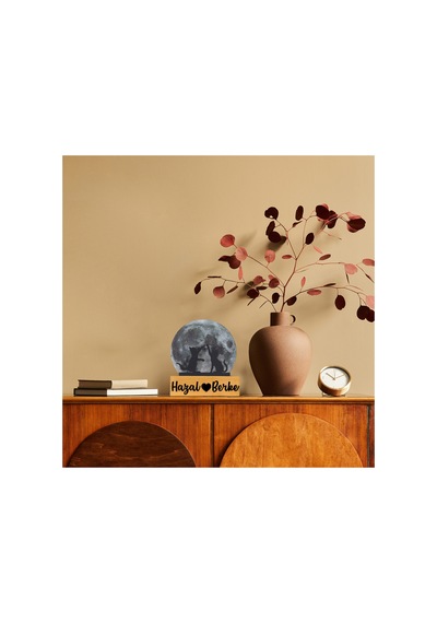 Led Işıklı Pleksi Dolunay Kişiselleştirilebilir Dekoratif Biblo Harvey Kediler Anahtar Askılığı Gri - 737322722 Gri