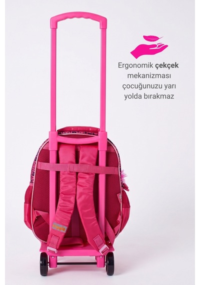 Lol Surprise Bb Air Lisanslı Çıkarılabilir Çekçekli Kız Çocuk Okul Çantası 2183 Pembe - Mavi