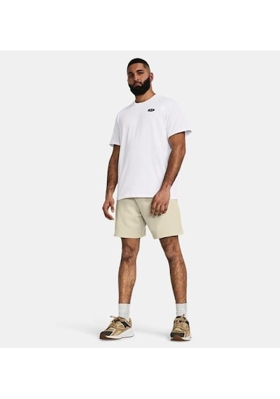 Under Armour Ua Hw Lc Patch Ss Erkek T-shirt-29638 Beyaz