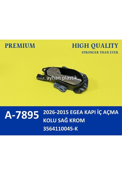 Ayhan A7895 Kapı İç Açma Kolu Sağ Fıat Egea 15 Krom 3564110045 -
