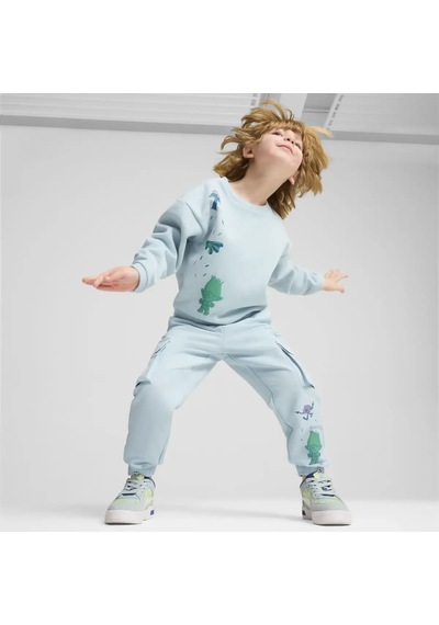 Puma X Trolls Graphic Crew Mavi Erkek Sweatshirt