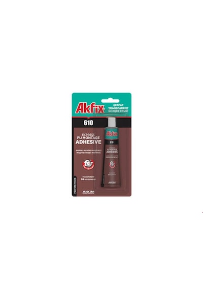 Akfix 610 Poliüretan Montaj Yapıştırıcı Sıvı Çivi 50 Ml