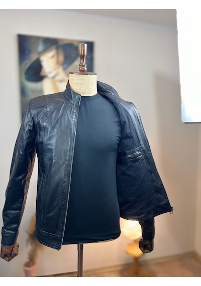 Always Leather Usta İşi Özel Dikim %100 Hakiki Deri 1803340031 Siyah