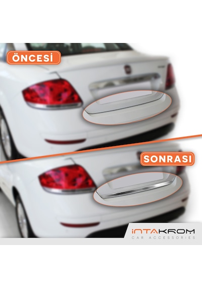 intakrom Fiat Linea Krom Bagaj Alt Çıtası 2007 - 2018