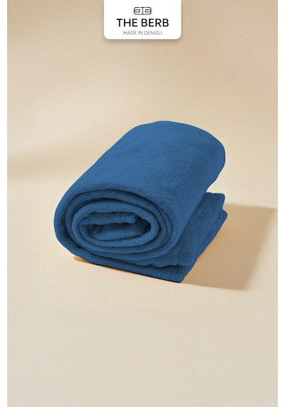 Çift Kişilik Welsoft Battaniye 200x220 Cm Ultra Yumuşak 6 Farklı Renk Seçeneği Lacivert