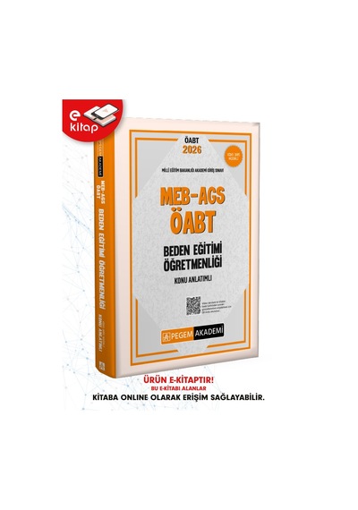2026 Meb-ags Öabt Beden Eğitimi Öğretmenliği Konu Anlatımlı E-kit