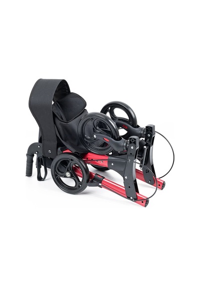 Rolatör Ws-9102 Kırmızı Lüx Alüminyum