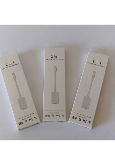 iPhone 15/15 Pro/15 Plus/15 Pro Max Apple Uyumlu MacBook iPad 2 Çıkışlı Type-c Usb-c Lightning Çevirici Dönüştürücü