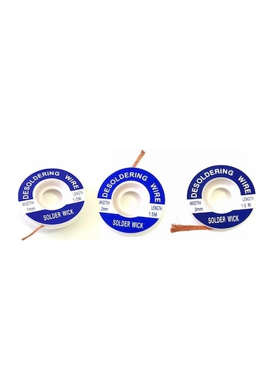 Class Zd-180 Lehim Temizleme Teli 3Lü Set 1-2-3Mm