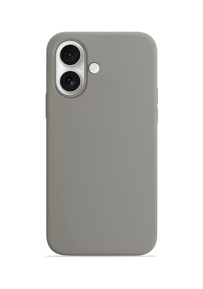 Apple Uyumlu iPhone 17 Soft Touch Lansman Silikon Kılıf Gri