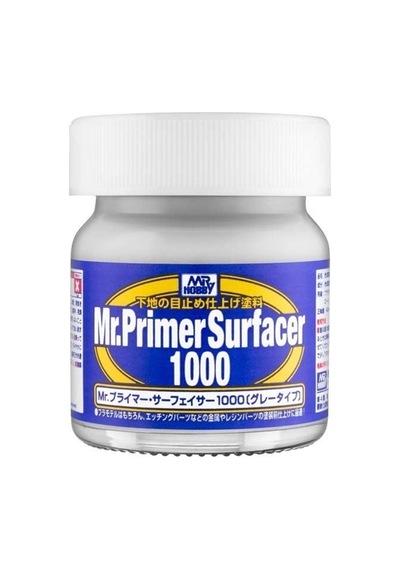 40 Ml. Mr.primer Surfacer 1000 Gri Astar Maket Boyası, Mr.hobby Sf287 Standart