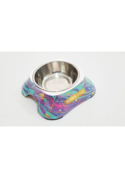 Bobo BO-3138H(A5) Super Dog Melamin Kaplı Köpek Mama ve Su Kabı 150 ML
