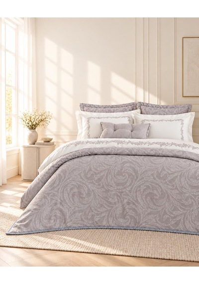 Apricitas Home Private Çeyiz Seti Çift Kişilik Lotus Gri