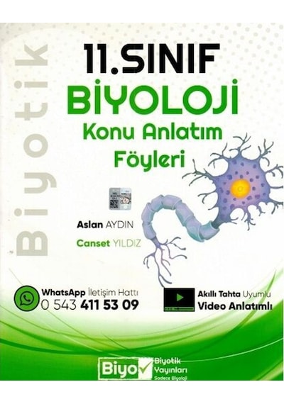 Biyotik Yayınları 11. Sınıf Biyoloji Konu Anlatım Föyleri