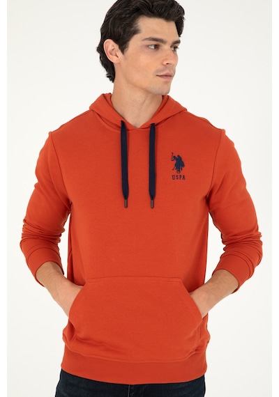 U.s. Polo Assn. Erkek Kiremit Sweatshirt 50289059-vr031 Kiremit
