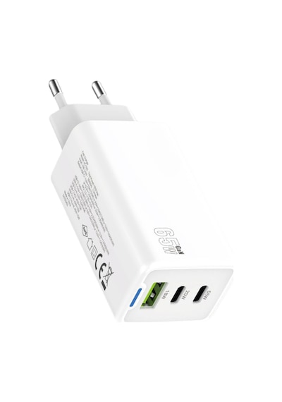 Hızlı Şarj Aleti Premium Wall Charger 65w Fast+ 18w Usb 20wtypec 65wtypec 3 Girişli Ac-100