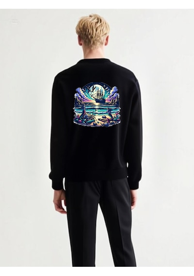Ogc Deniz Kızı Unisex Sweatshirt Siyah