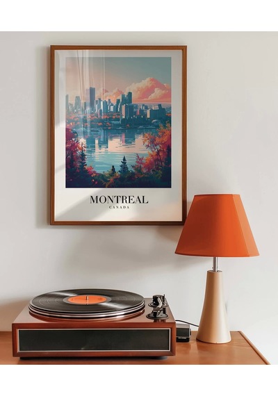 Çerçevesiz Poster Montreal Sonbaharın Büyüsü