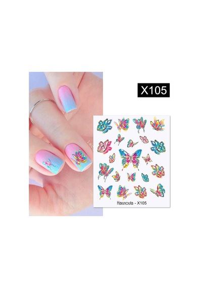 Su Transferli Nail Art Sticker X105 53013-5