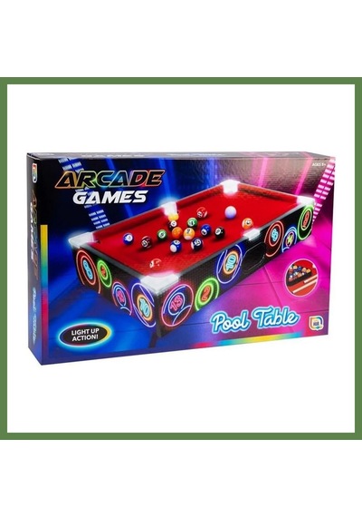 Bezos Ledli Masaüstü Bilardo 50x30 Cm Hb006