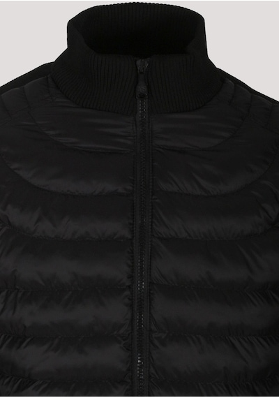 Erkek Siyah Zırh Örme Hırka Fermuarlı Dik Yaka Slim Fit Ince Astarlı Mevsimlik Cardigan Ncs Jeans 4517-Siyah