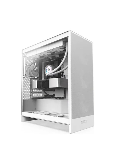 Nzxt H7 Flow Mat Beyaz Cm-h72fw-01 Temperli Cam Atx Bilgisayar Kasası - , Hiç Kullanılmamış