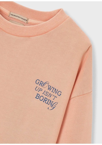 Mayoral Boston Erkek Çocuk İki İplik Sweatshirt Turuncu