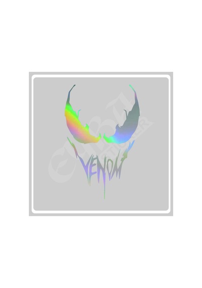 Venom Araba, Motorsiklet, Kask, Laptop,cam Sticker 16x12 Cm Venom Yazılı