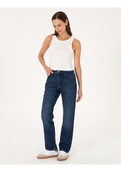 Pierre Cardin Kadın İndigo Pantolon Jean 50313247-vr028 Indigo