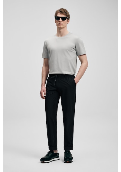 Lufian Finto Modern Grafik Erkek T-shirt 111020323 Taş
