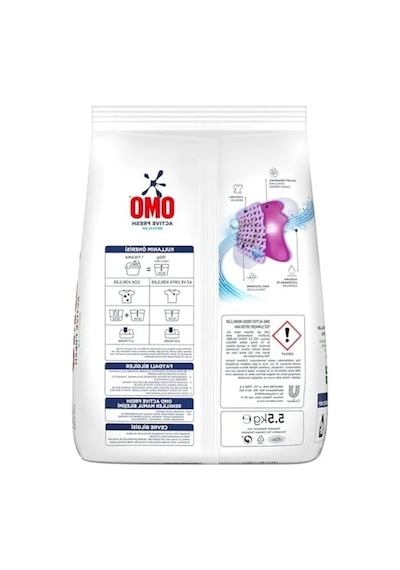 5.5 Kg Renkliler İçin Toz Deterjan, Omo Active Fresh