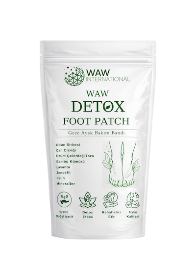 Waw Detox Foot Patch 10 Adet Ayak Altı Gece Bakım Bandı - 842627295