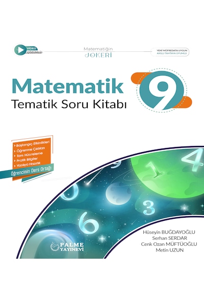 Palme Yayınevi 9.sınıf Joker Matematik Tematik Soru Kitabı