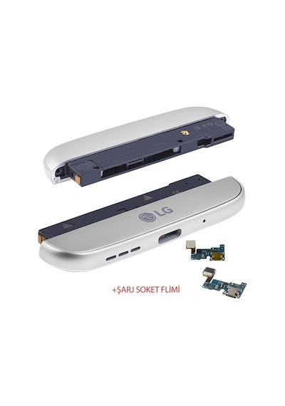 LG Uyumlu G5 Buzzer Alt Kapak Şarj Soketi Full + Tamir Seti