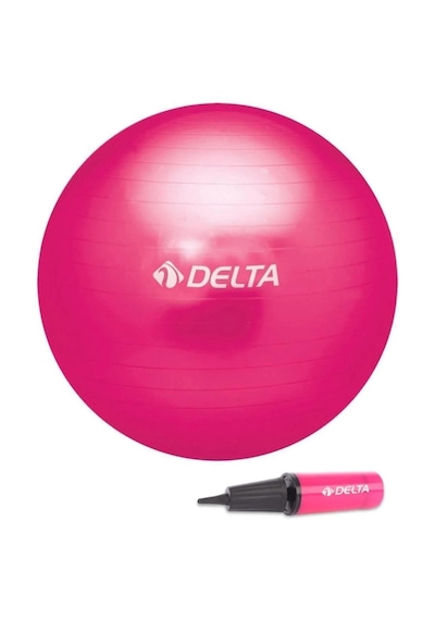 Delta 55 Cm Pembe Pilates Topu + Pompa Jcf227