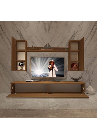 Decoraktiv Eko 5d Mdf Std Tv Ünitesi Tv Sehpası Ceviz