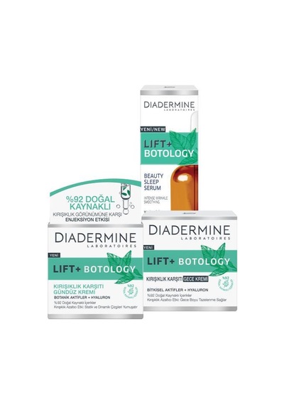 Diadermine Lift+ Botology   Serum 30 Ml + Gündüz Kremi 50 Ml + Gece Kremi 50 Ml
