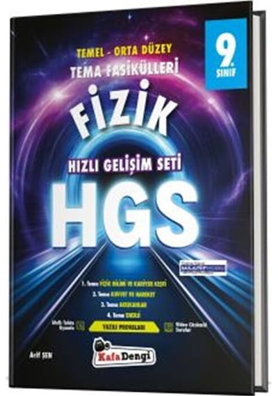 Kafa Dengi Yayınları 9. Sınıf Fizik Hgs Tema Fasikülleri