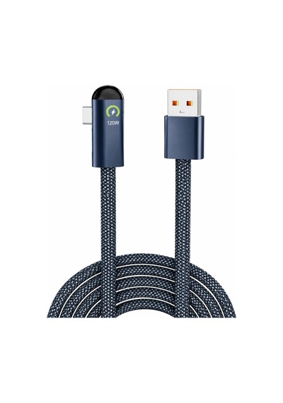 1mt 120w Usb To Type-c Örgülü Oyuncu Gamer Hızlı Şarj Data Kablosu