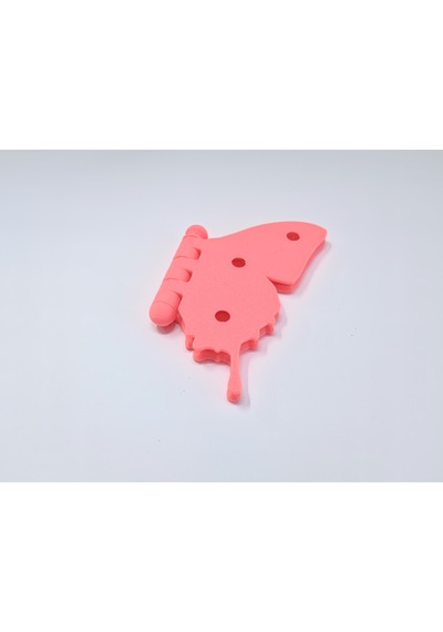 Kelebek Figürlü Menteşe Plastik Pembe