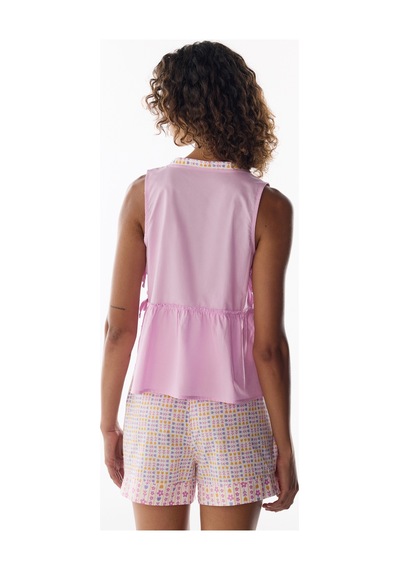 Penti Lila Flora Atlet Pijama Üstü