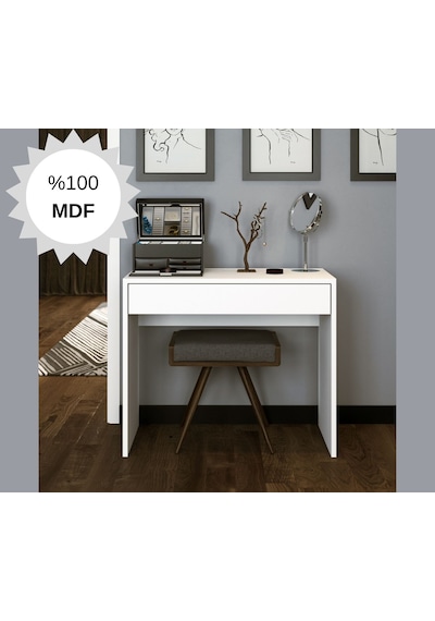 Bicabin Mdf Arya Novella Mode Çekmeceli Beyaz Makyaj Masası Bicabin Mdf Arya Novella Mode Çekmeceli Beyaz Makyaj Masası