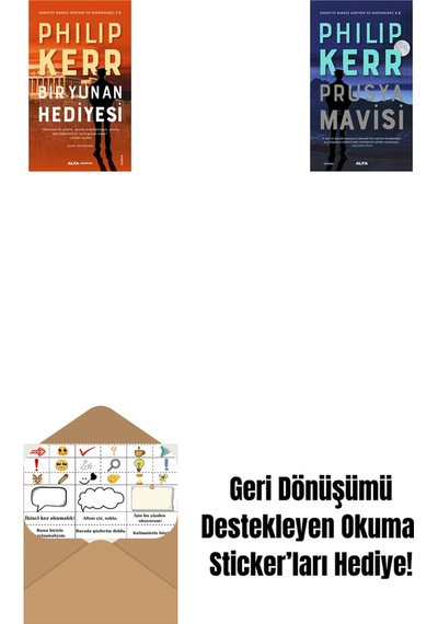 Bir Yunan Hediyesi + Prusya Mavisi + Okuma Sticker'ları