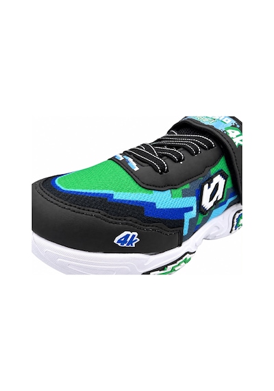 Papucumun Dünyası Çocuk Cırt Bantlı Kalın Tabanlı Piksel 3d Desenli Craft Tarzı Sneaker Yeşil Papucumun Dünyası Çocuk Cırt Bantlı Kalın Tabanlı Piksel 3d Desenli Craft Tarzı Sneaker Yeşil