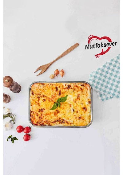 Karaca  Mutfaksever İndüksiyon Tabanlı Çelik Lazanya Tenceresi 30X21 Cm
