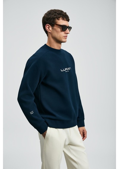 Lufian 112030182 Dark Erkek Sweatshirt Lacivert