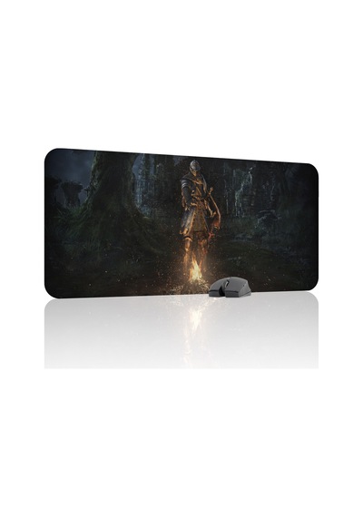 Dark Souls Kaymaz Dikişli Kauçuk Oyuncu Mousepad V1 - 90x40 Xxl Gaming Mouse Pad Fare Altlığı