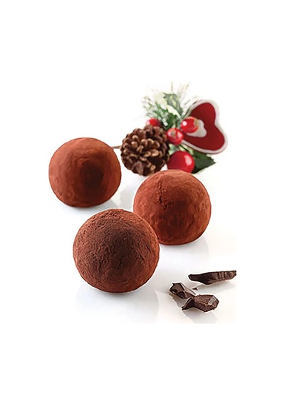 36.259.87.0065 Silikomart Truffles 70 Silikon Kalıp Kahverengi