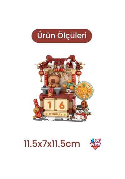 Lz4813 Loz Yeni Yıl Takvimi 631 Parça Block Çok Renkli